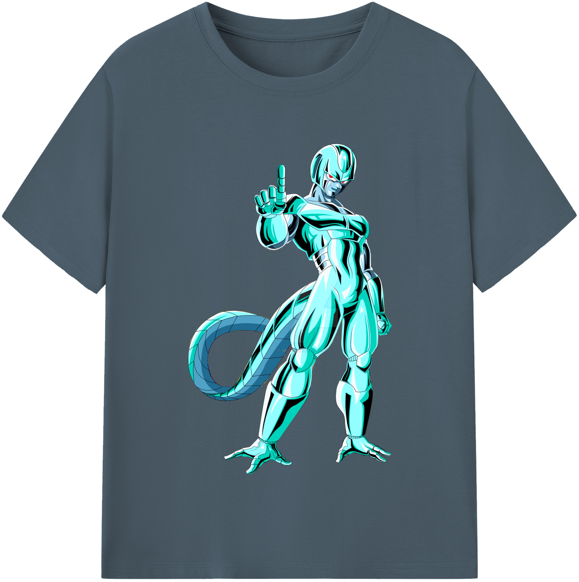 （画像用） ドラゴンボール クウラ DRAGON BALL Cooler Coora 綿100％半袖Tシャツ（フロントプリント）